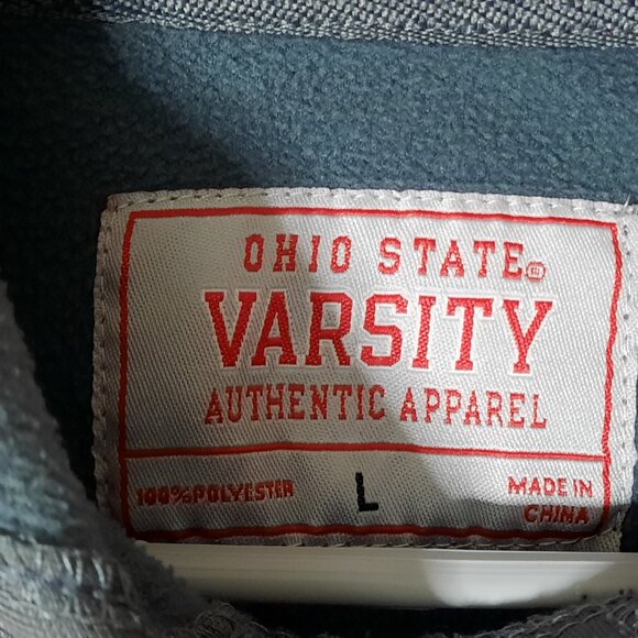 VARSITY OHIO STATE HOODIE YOUTH Pullover OSU Big O Spell Out Sweatshirt Scarlet - Picture 5 of 9